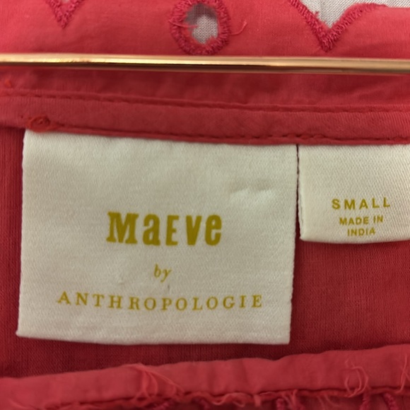 Maeve by Anthropologie size S cut work lace tank blouse. - Picture 4 of 7